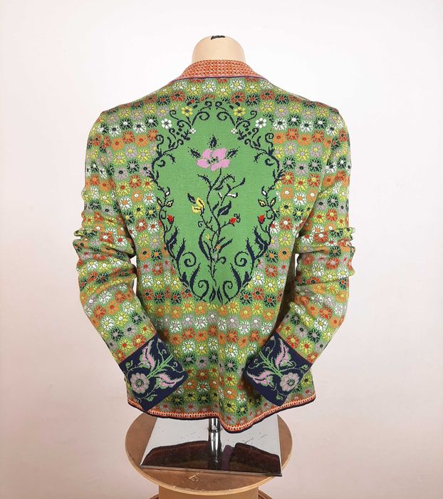 Ivko Jacquard Zip Cardigan- Оригинална дамска жилетка с цип р-р 40 / L