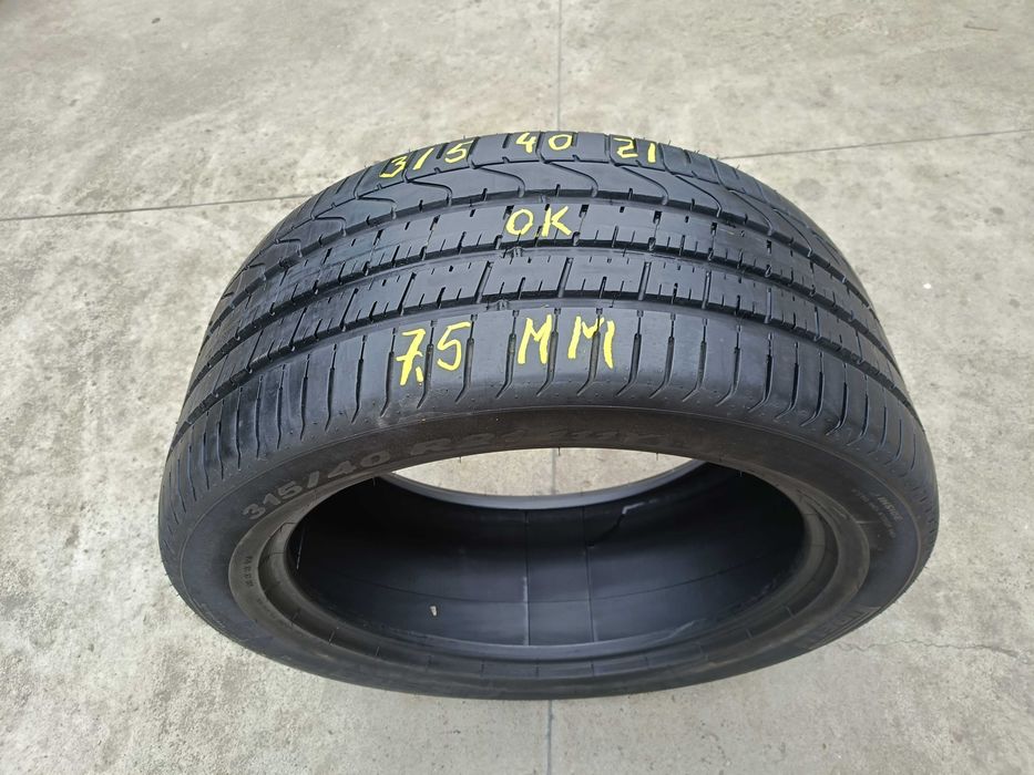 O anvelopa de vara 315 40 21 pirelli p zero MO profil 7,5 mm
