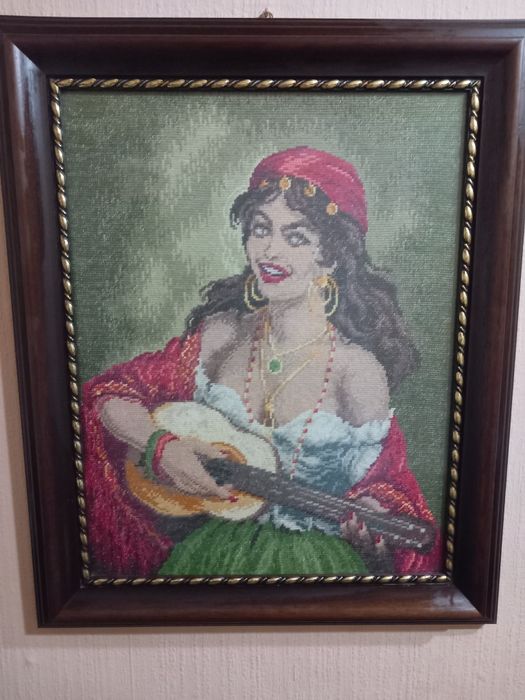 Гоблен Циганка с китара