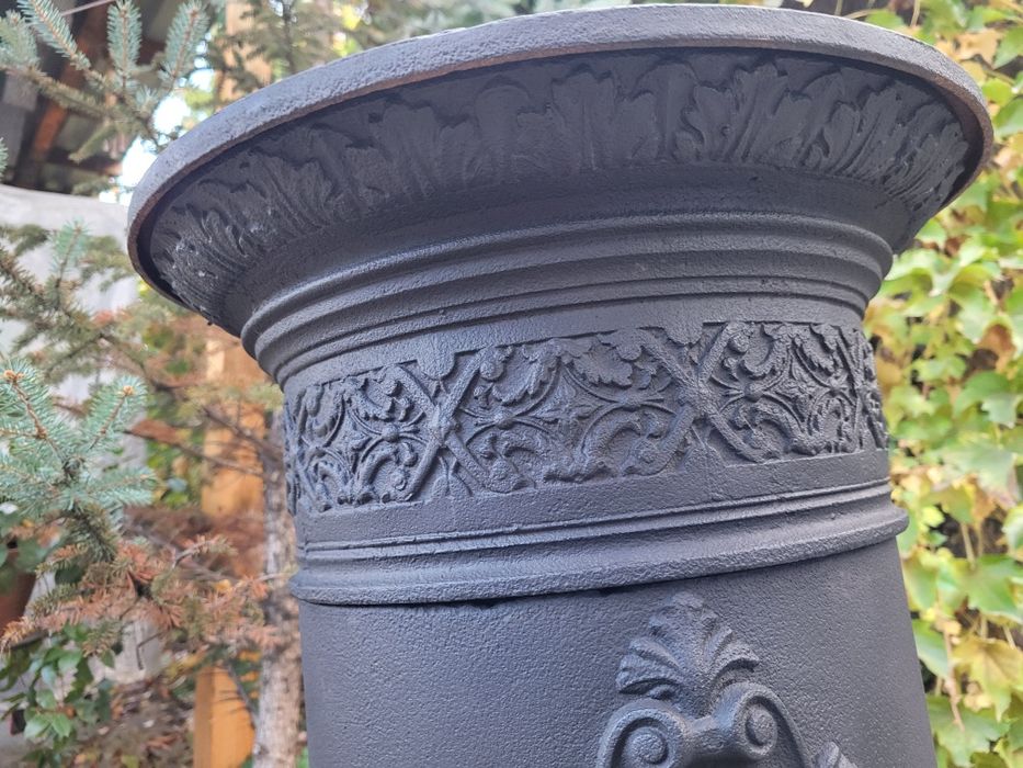 Sobă fontă veche perioada interbelică