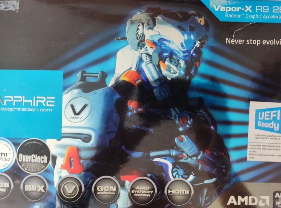 Видео карта AMD R9 280X SAPPHIRE VAPOR-X