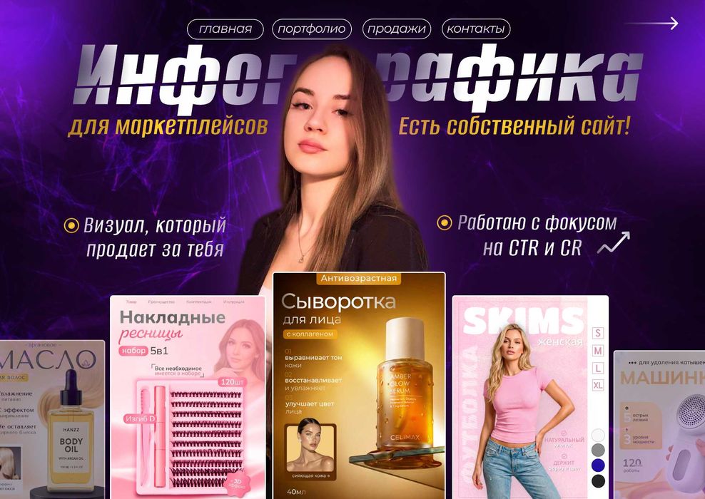 Инфографика | Карточки товара | Маркетплейсы