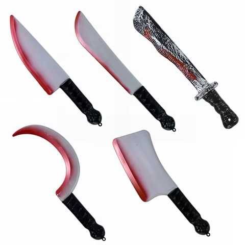 Посох, трезубец, коса косплей, трость на Хэллуин