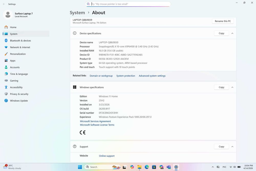 Microsoft Surface Laptop 7