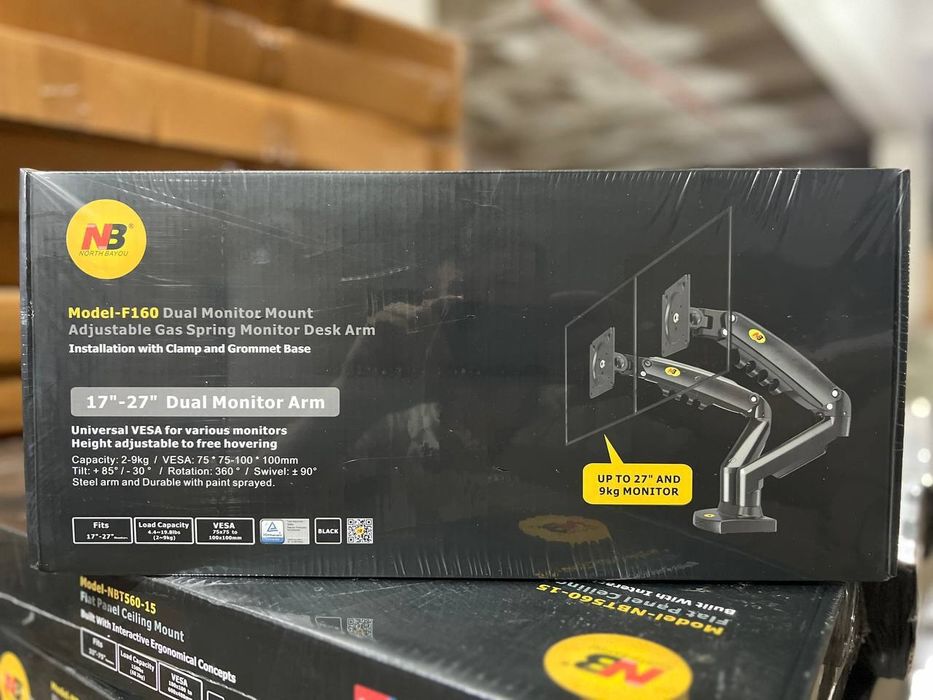 Кронштейн мониторов и телевизоров  широкий ассортимент. 24/7