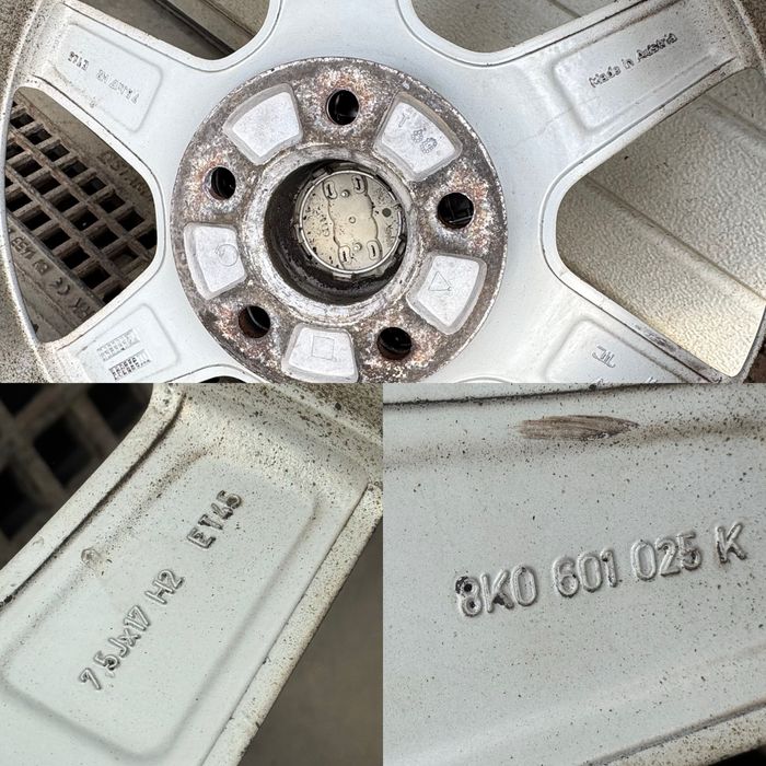 Jante R17 Audi 5x112 cu anvelope 225/50