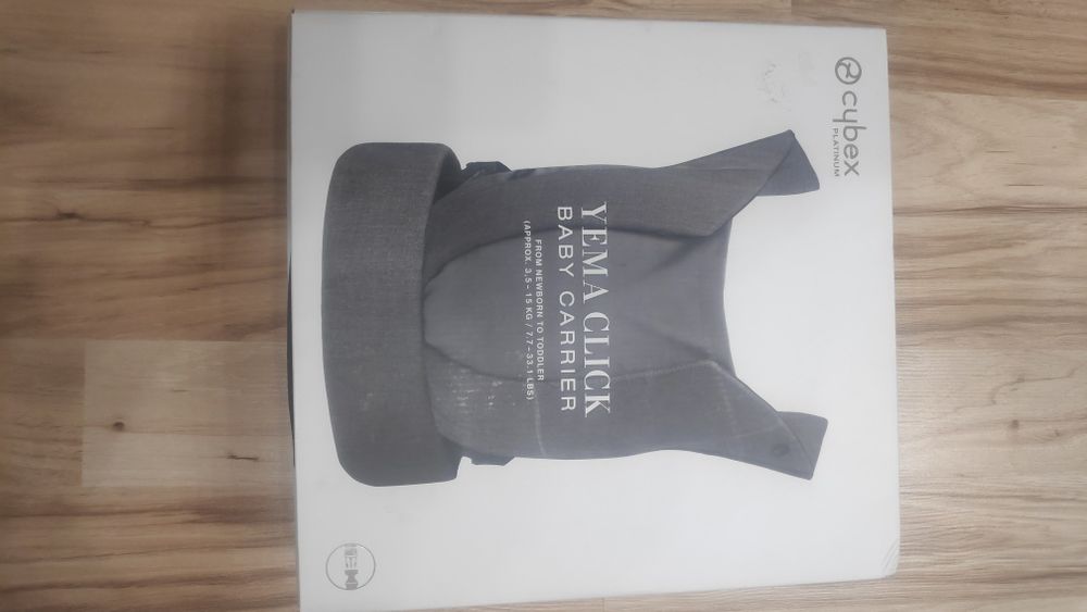 Продсвам - ергономична раница Cybex Yema Click черна на цвят