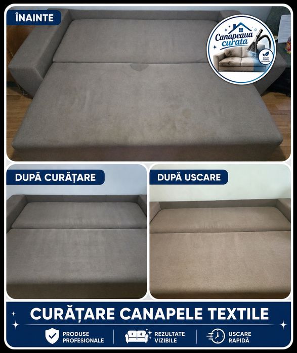 Curățare profesională canapele/saltele  București – Canapeaua Curată