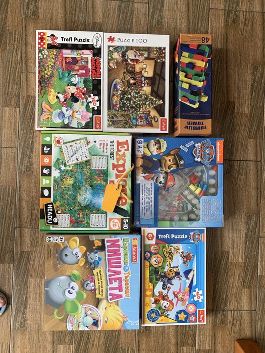 Пъзели, забавни игри за деца