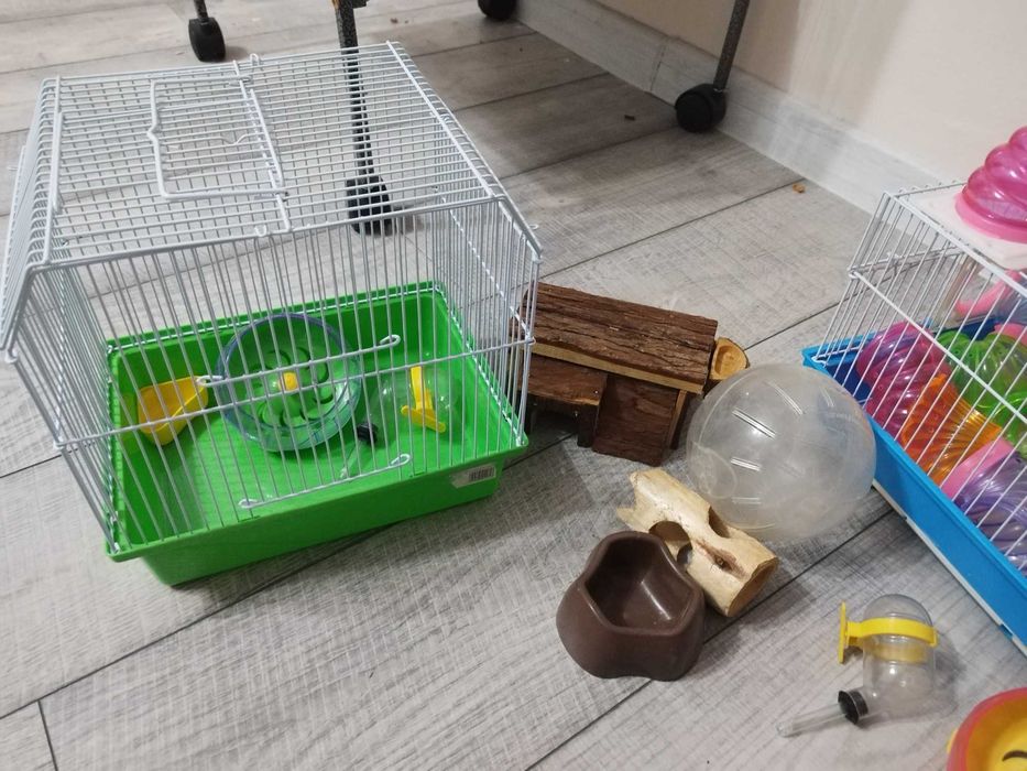 Cușcă hamster cu accesorii