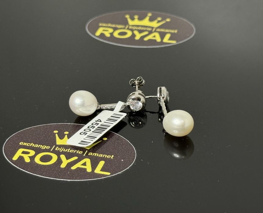 Bijuteria ROYAL : Cercei AUR 14K NOU /  3.38 GR
