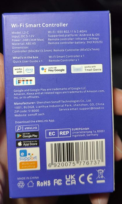 Sonoff Wi-Fi Smart Controller