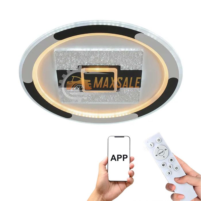 LED абажур лампа 80W за хол спалня осветление мощен стилен дизайн