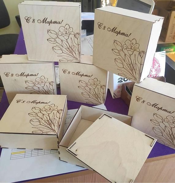 Подарочные деревянные коробки