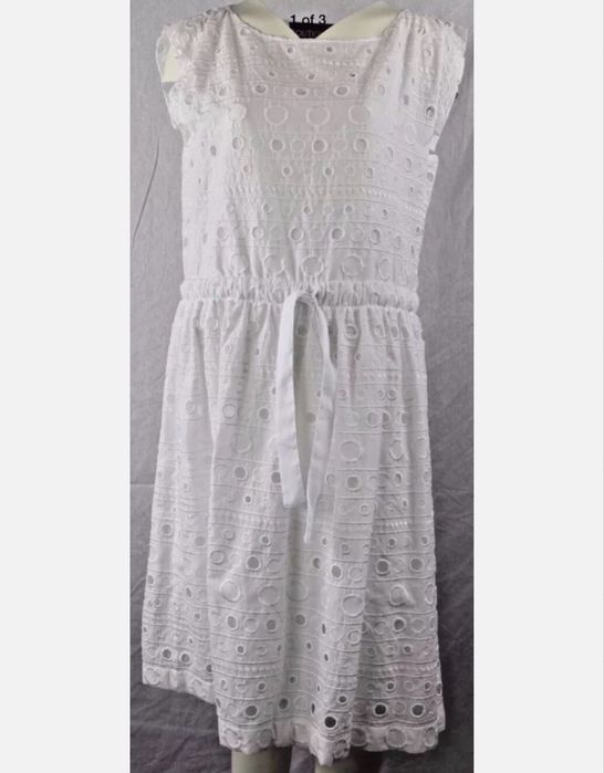 Белое платье Moschino