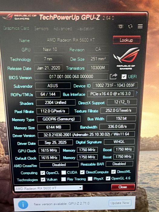 Sistem Desktop Gaming Ryzen 5 5600x 32g 512g nvme RX5600xt 6g
