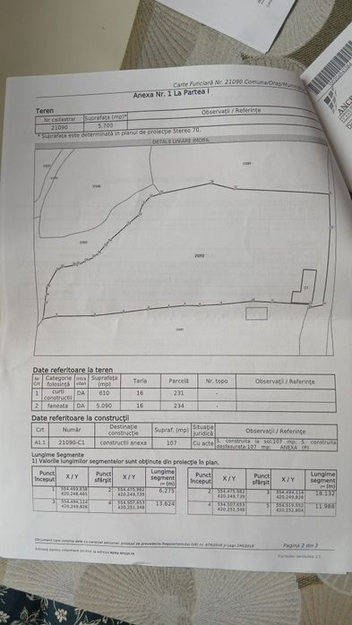 De vanzare casa cu teren intravilan  livada 5700m²