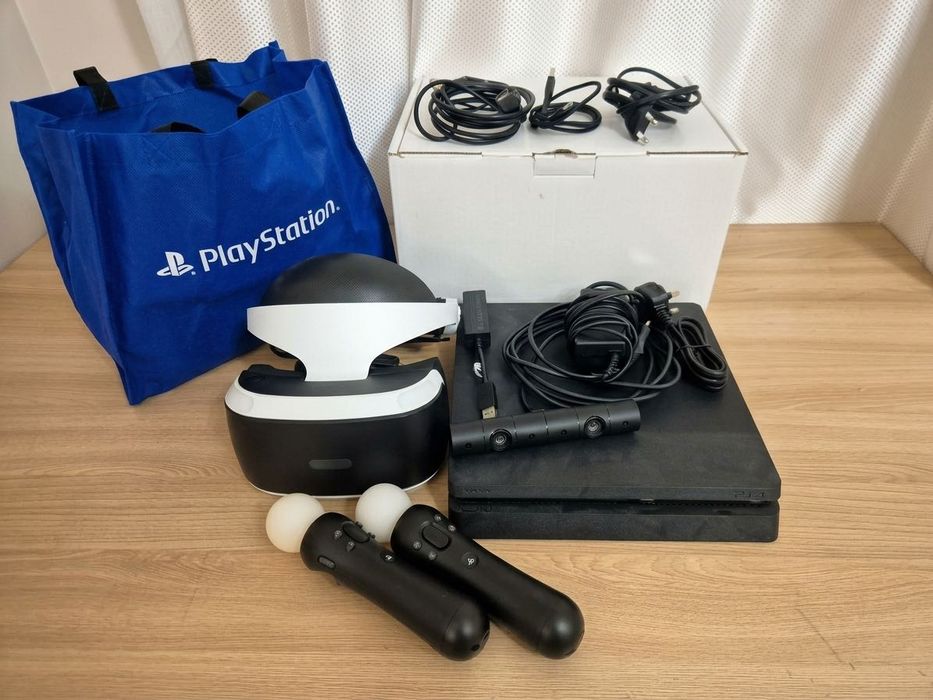 Продам PS4 Slim 500 GB + PS VR (все аксессуары)