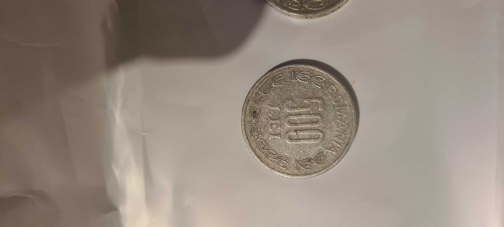 Monede 500 lei , 25 bani