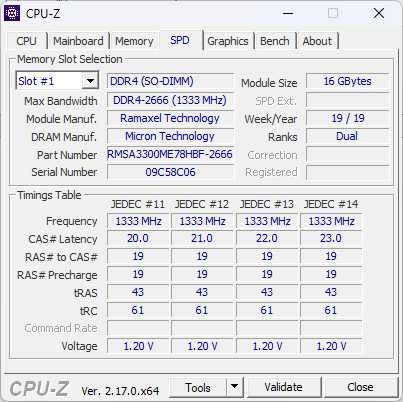 16GB DDR4 за лаптоп/mini PC , PC4-2666, SODIMM RAM