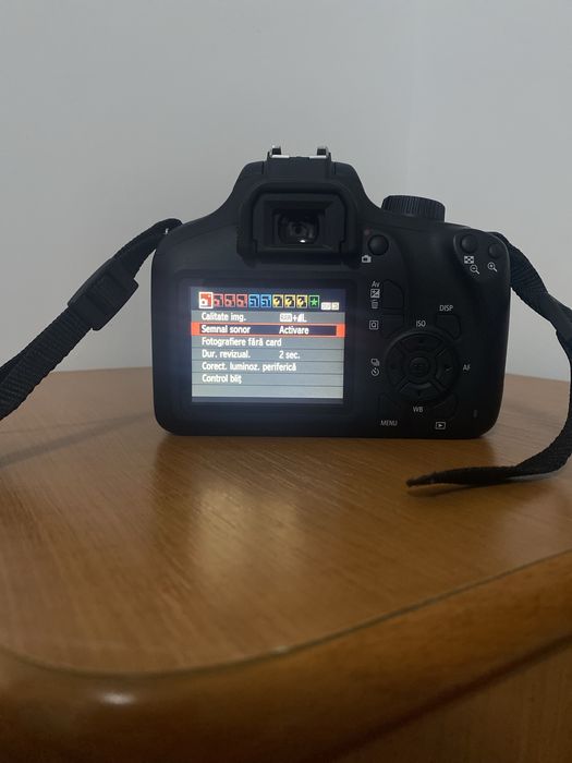 Aparat foto Canon EOS 4000D DSLR – Obiectiv + 2 Baterii