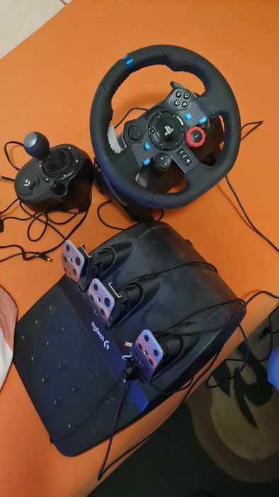 Volan gaming+ pedale+ schimbator