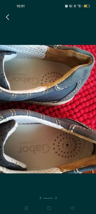 Adidași Gabor nr 38,5 piele naturala damă