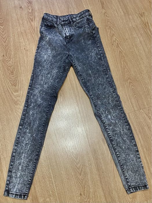 Черни дамски дънки