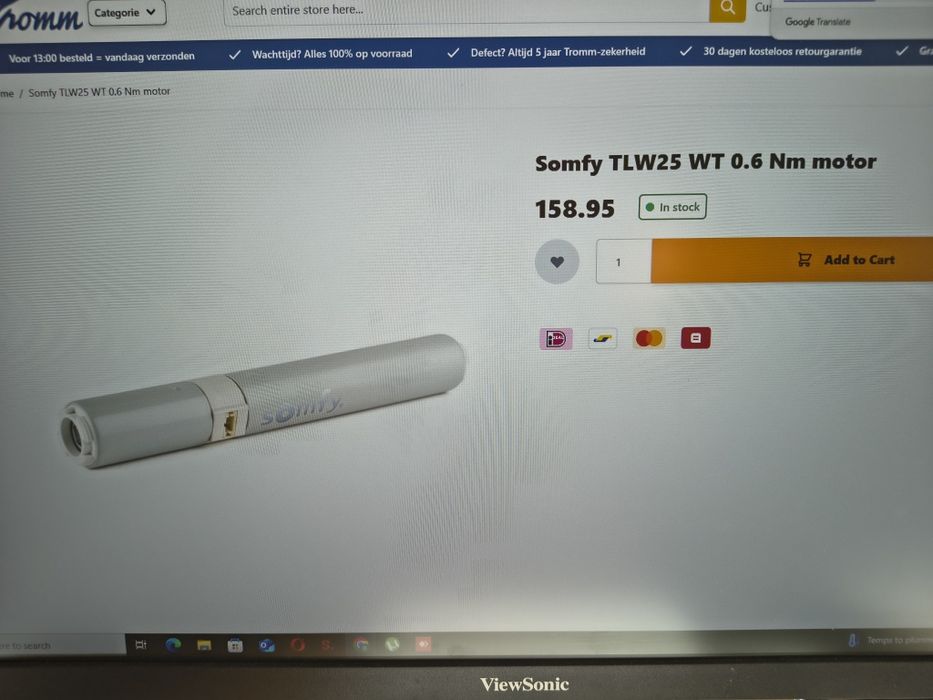 Somfy animeo IB telecomanda jaluzele