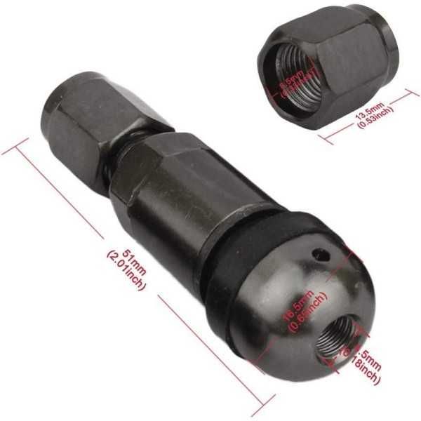 Универсални алуминиеви вентили за автомобилни джанти - 4 броя.