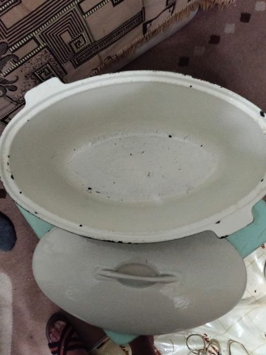 Утятница чугунная, б/у