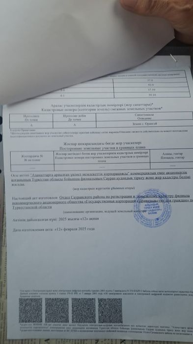 Продается земельный участок в городе Туркестан