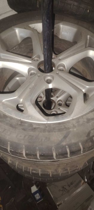 Jante pe 18 bmw x3 la s himb cu anvelope iarna oe 17