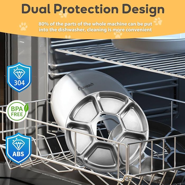 Hrănitor automat pentru pisici Auveach, hrană umedă