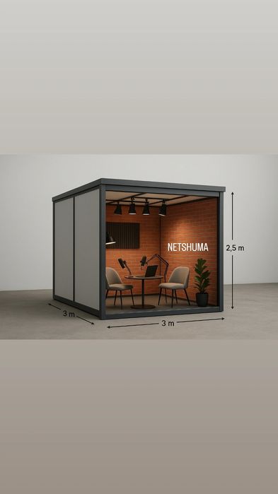 Сборно-разборные студии для подкастов и контента