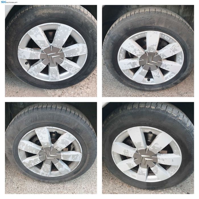 Set 4 Jante Janta Roata Roti Aliaj 215 60 16 R16 Peugeot 807 2002 - 2014 (Exfoliat Lacul) [K9643]