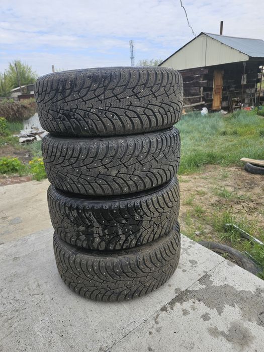 Продам диски с резиной зимней
