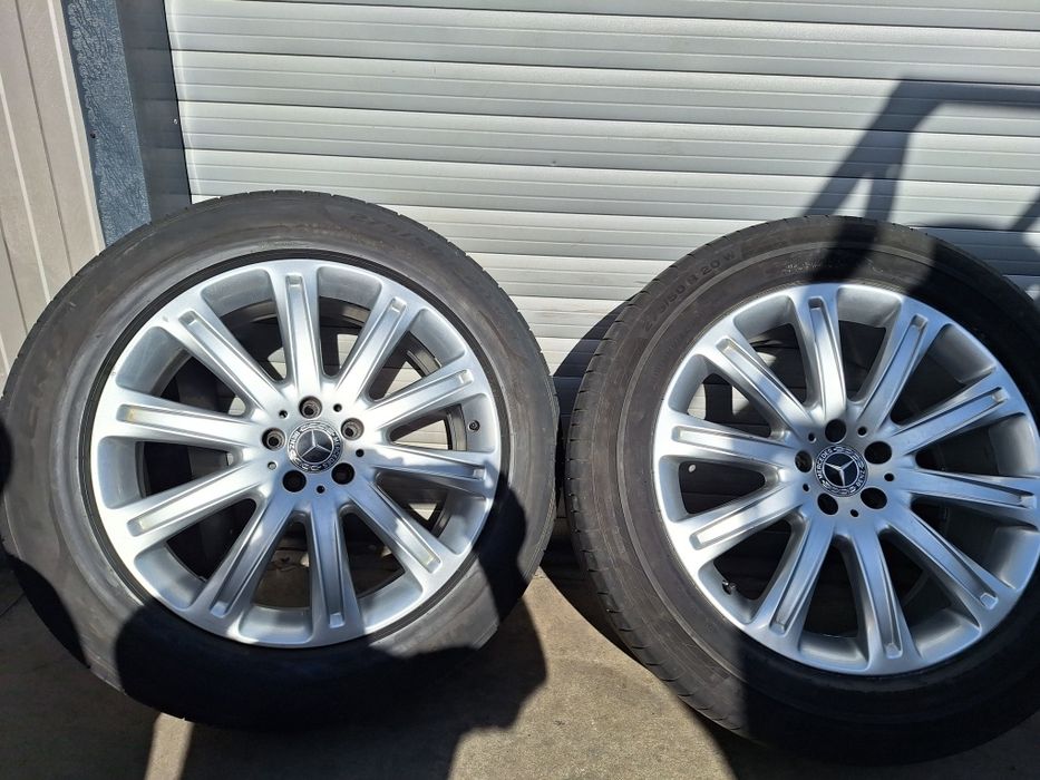 jante GLE cu anvelope mercedes  pe 20 originale de vara