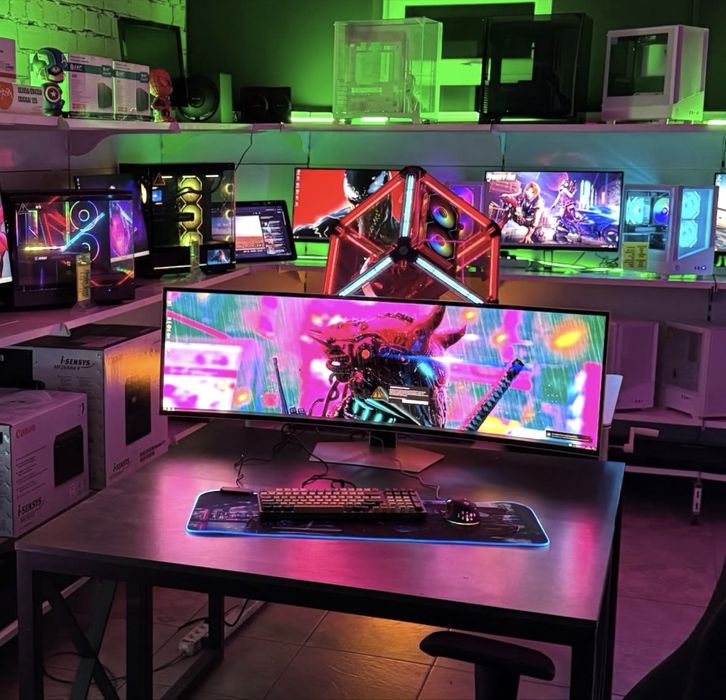 Samsung Монитор Odyssey Oled g9 и ПК сборка компьютер