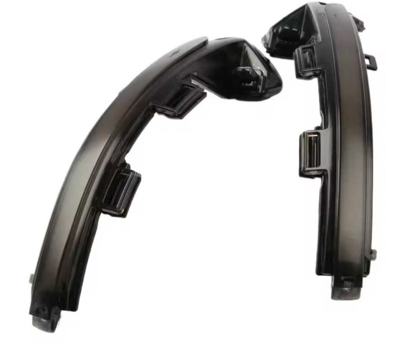 Динамични бягащи мигачи за огледалата за VW Golf Голф черни жълти