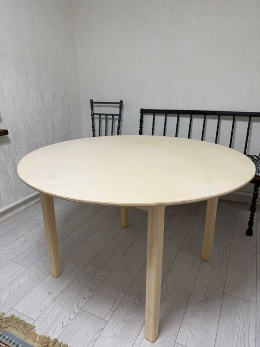 круглый стол на 120см