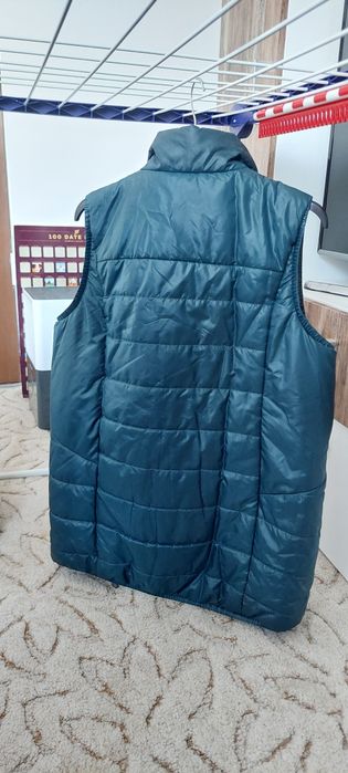 Vestă bărbați Adidas mărimea M - Verde petrol / Verde închis
