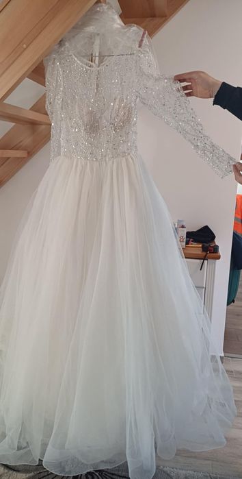 Rochie de mireasa cu corset  S M