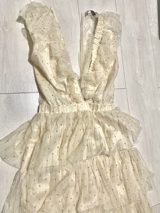 Rochie decolteu V tulle TGH