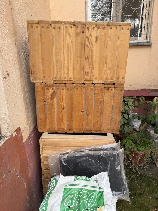 Кашпо из дерево (сосна+лиственница)