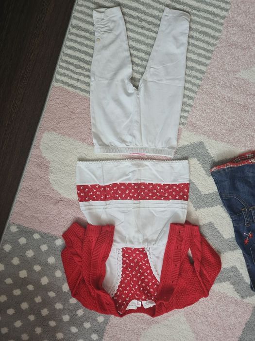 Set rochita din in și bolero 3 ani, 98 cm