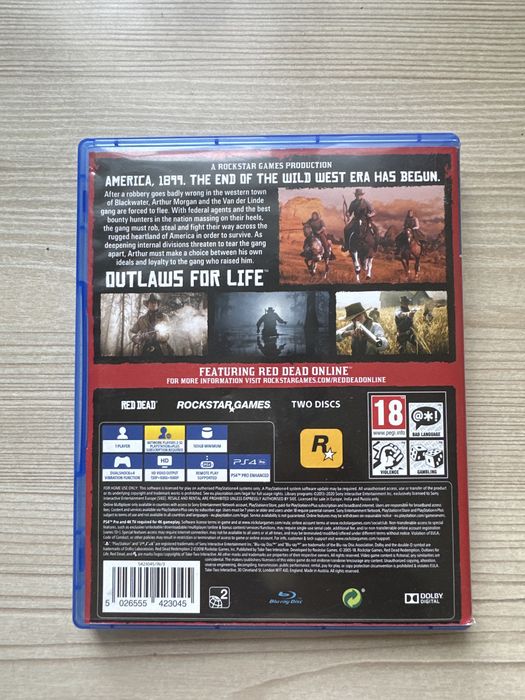 Диск Red Dead Redemption 2
