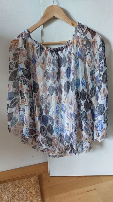 2 bluze elegante de material fin/transparent