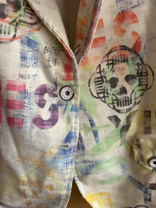 Дамско сако с ефектен десен