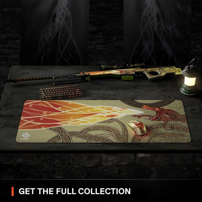 SteelSeries x Counter-Strike 2 Dragon lore edition